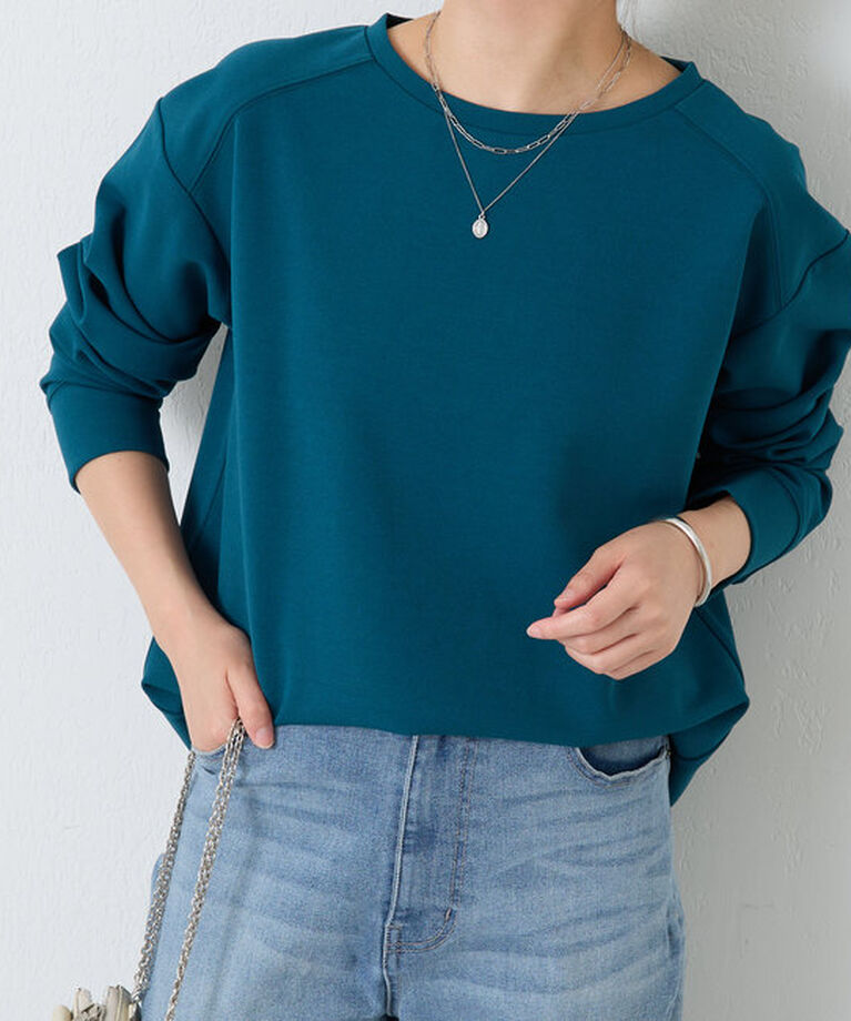  「ジョーゼットロンTEE」|Tシャツ・カットソー|ブルー
