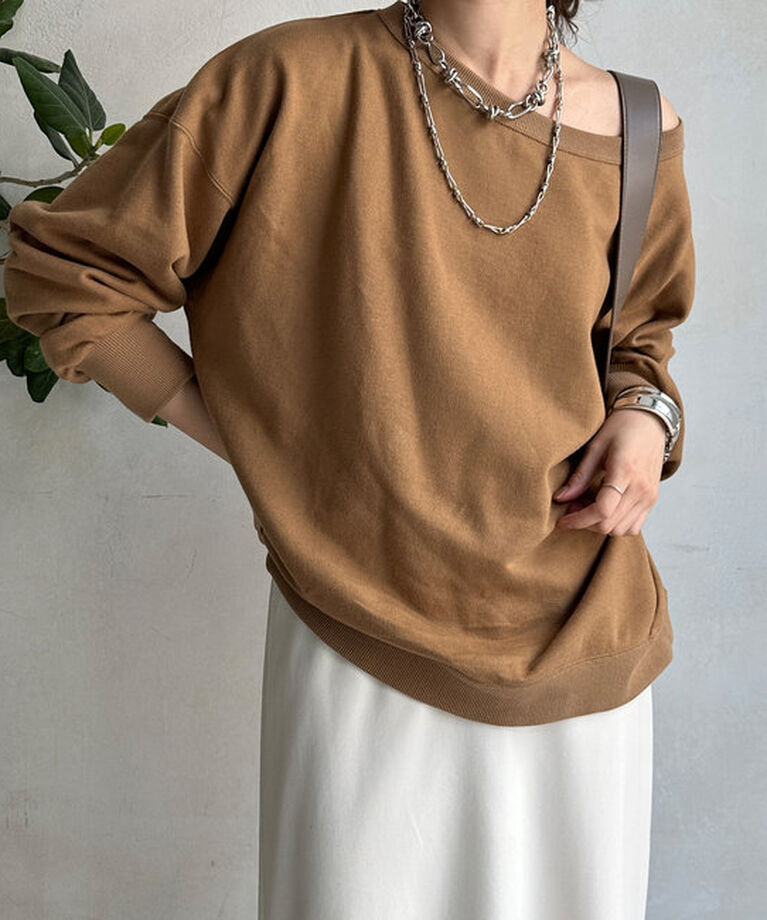  「【新色追加/毎年大人気！】裏毛スウエット」|Tシャツ・カットソー|キャメル