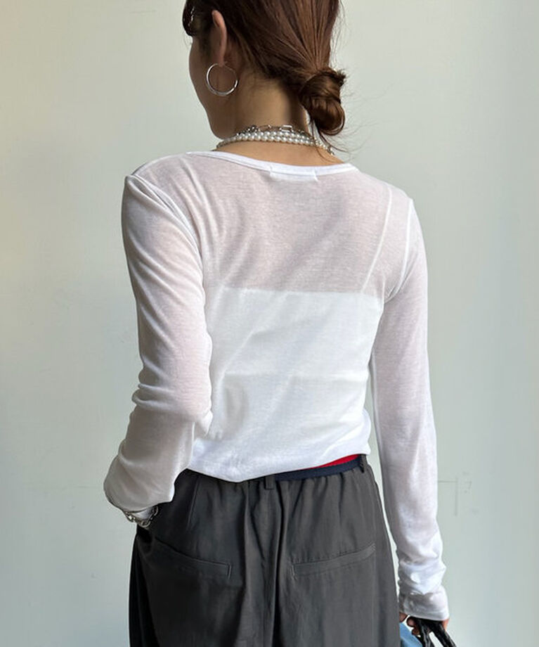  「【新色追加】コットンシアーTEE」|Tシャツ・カットソー|