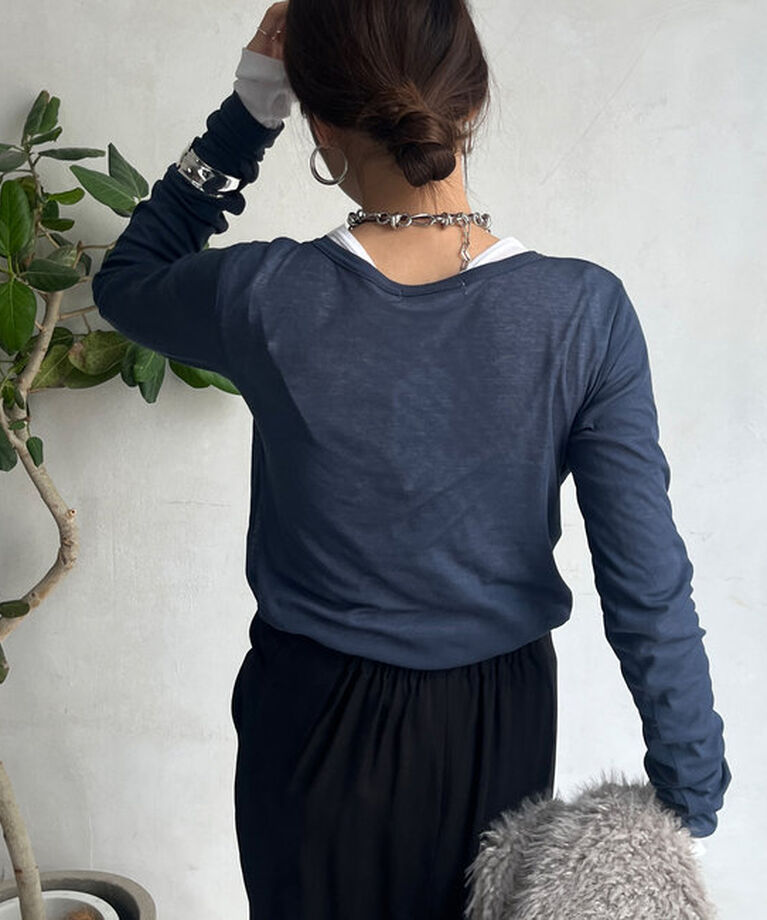  「【新色追加】コットンシアーTEE」|Tシャツ・カットソー|