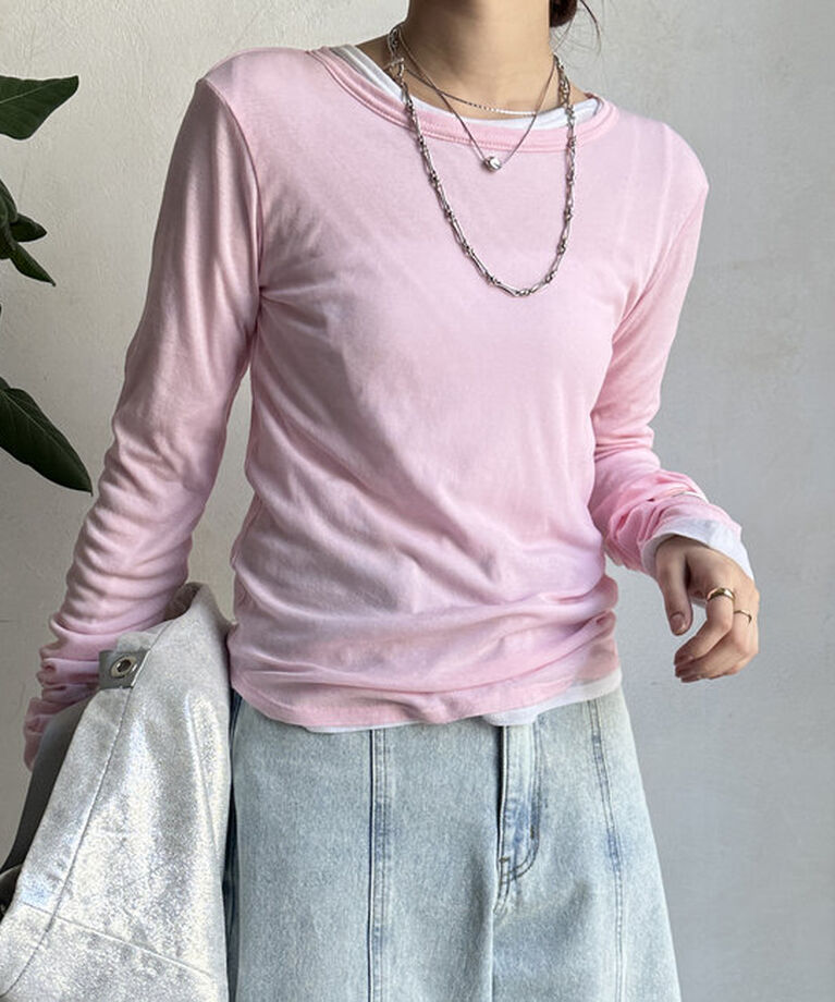  「【新色追加】コットンシアーTEE」|Tシャツ・カットソー|