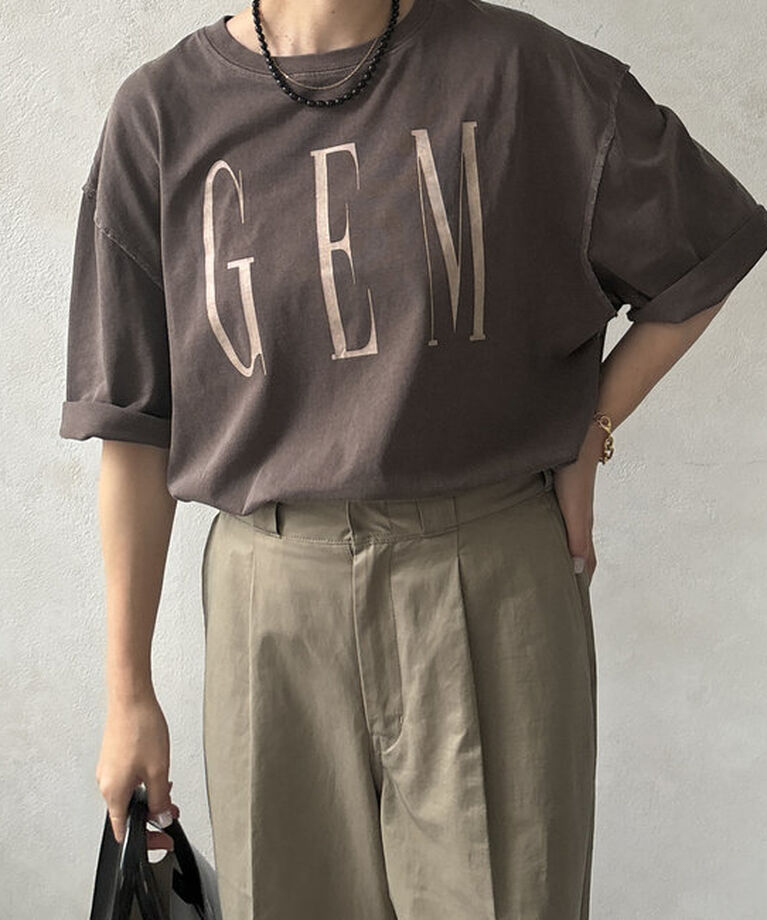  「ピグメントロゴTEE」|Tシャツ・カットソー|