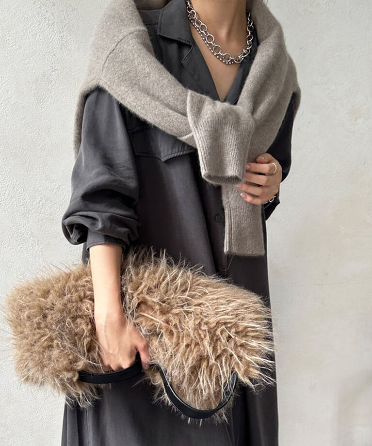  「【新色追加/全骨格対応】リヨセルロングシャツドレス」|ワンピース|