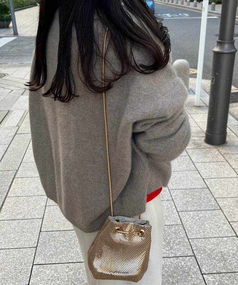  「メタリック巾着」|トートバッグ|