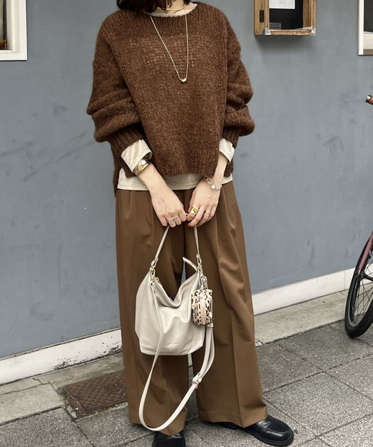  「【新色追加】モヘヤメッシュプルオーバー」|ニット・セーター|