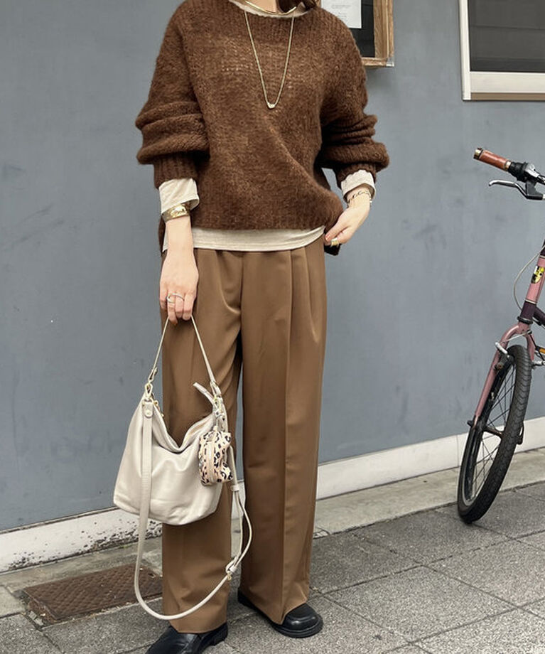  「【新色追加】モヘヤメッシュプルオーバー」|ニット・セーター|