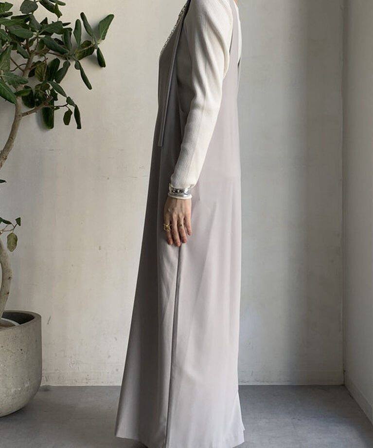  「【WEB限定】ショルダーテープサロペット」|ワンピース|