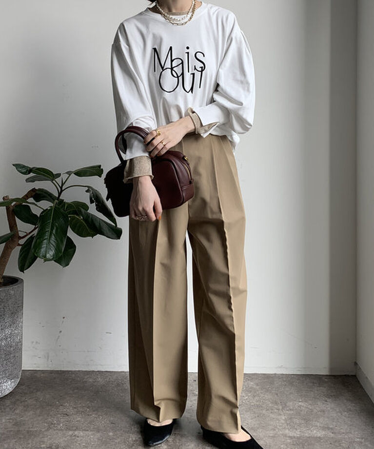  「【WEB限定】MaisoulフロッキーロゴロンTEE」|Tシャツ・カットソー|