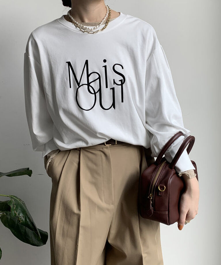  「【WEB限定】MaisoulフロッキーロゴロンTEE」|Tシャツ・カットソー|