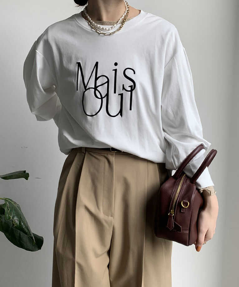  「【WEB限定】MaisoulフロッキーロゴロンTEE」|Tシャツ・カットソー|