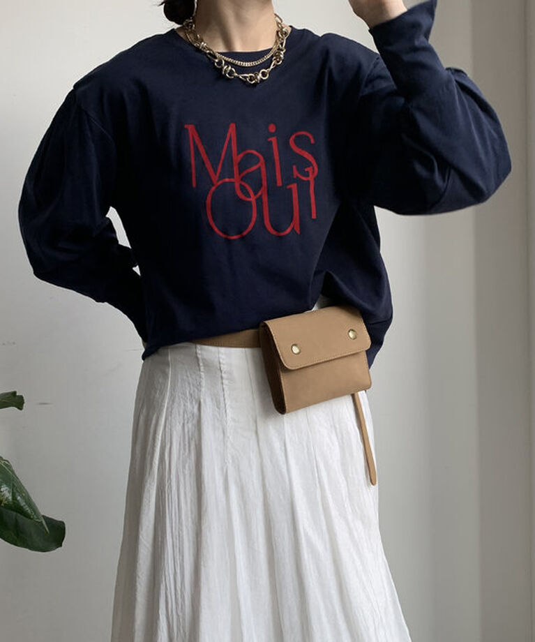  「【WEB限定】MaisoulフロッキーロゴロンTEE」|Tシャツ・カットソー|