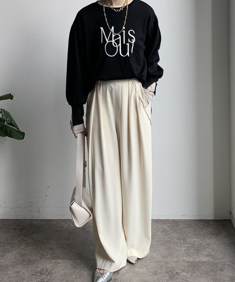  「【WEB限定】MaisoulフロッキーロゴロンTEE」|Tシャツ・カットソー|