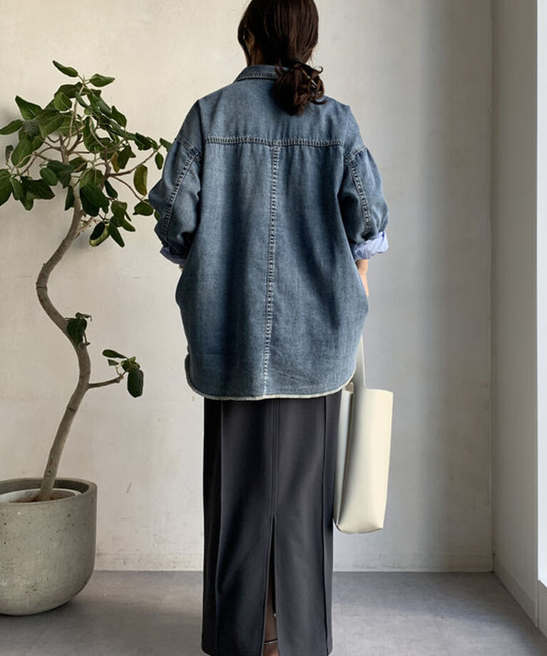  「【WEB限定】カットジョーゼットスカート」|スカート|