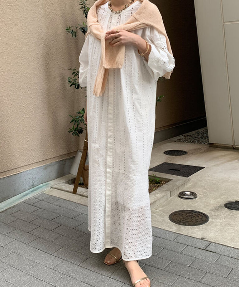  「【リバイバルアイテム】レース2WAYワンピース」|ワンピース|
