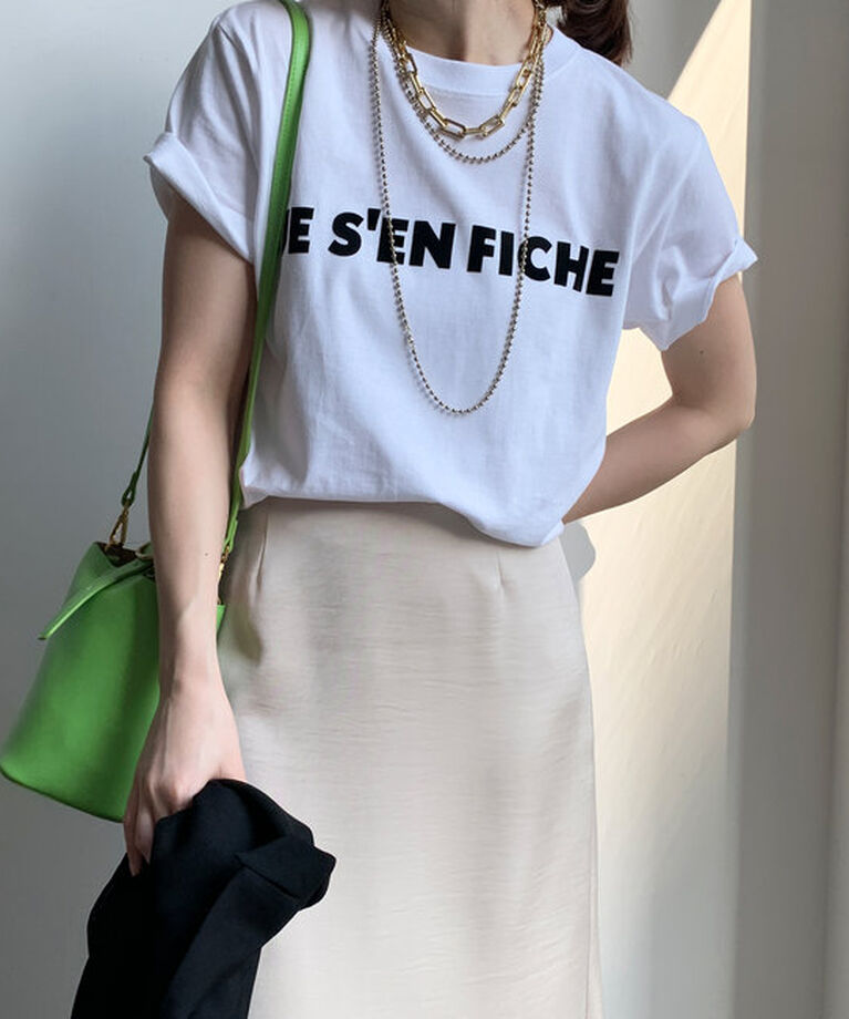  「【新色追加】JES'EN FICHEフロッキーロゴTEE」|Tシャツ・カットソー|ホワイト