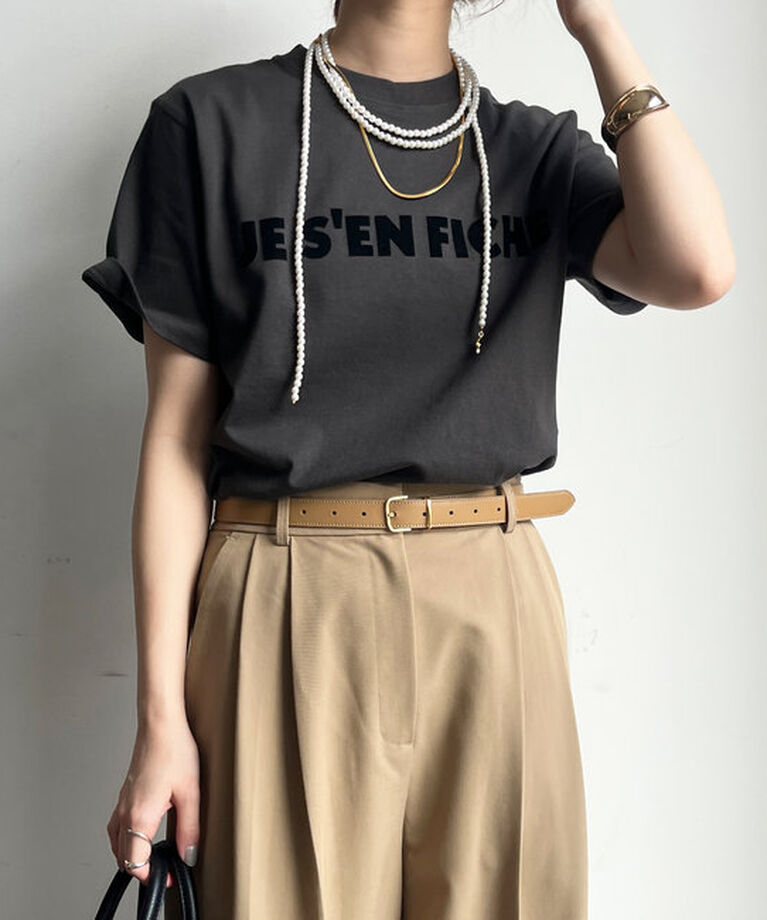  「【新色追加】JES'EN FICHEフロッキーロゴTEE」|Tシャツ・カットソー|