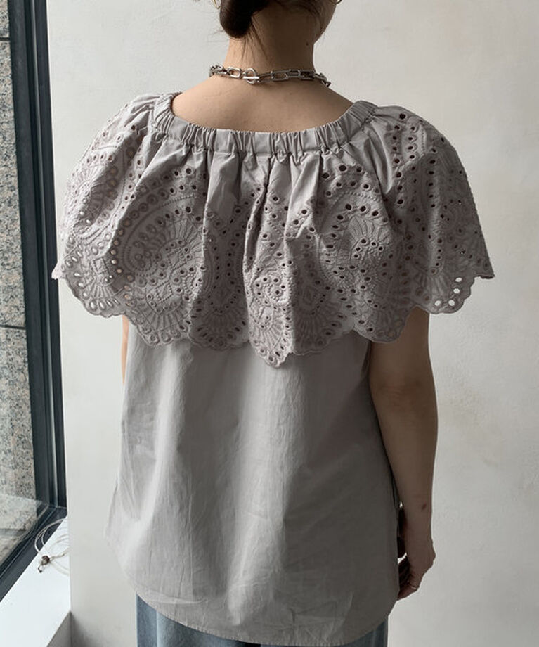  「【WEB限定】マルチWAYレースブラウス」|シャツ・ブラウス|