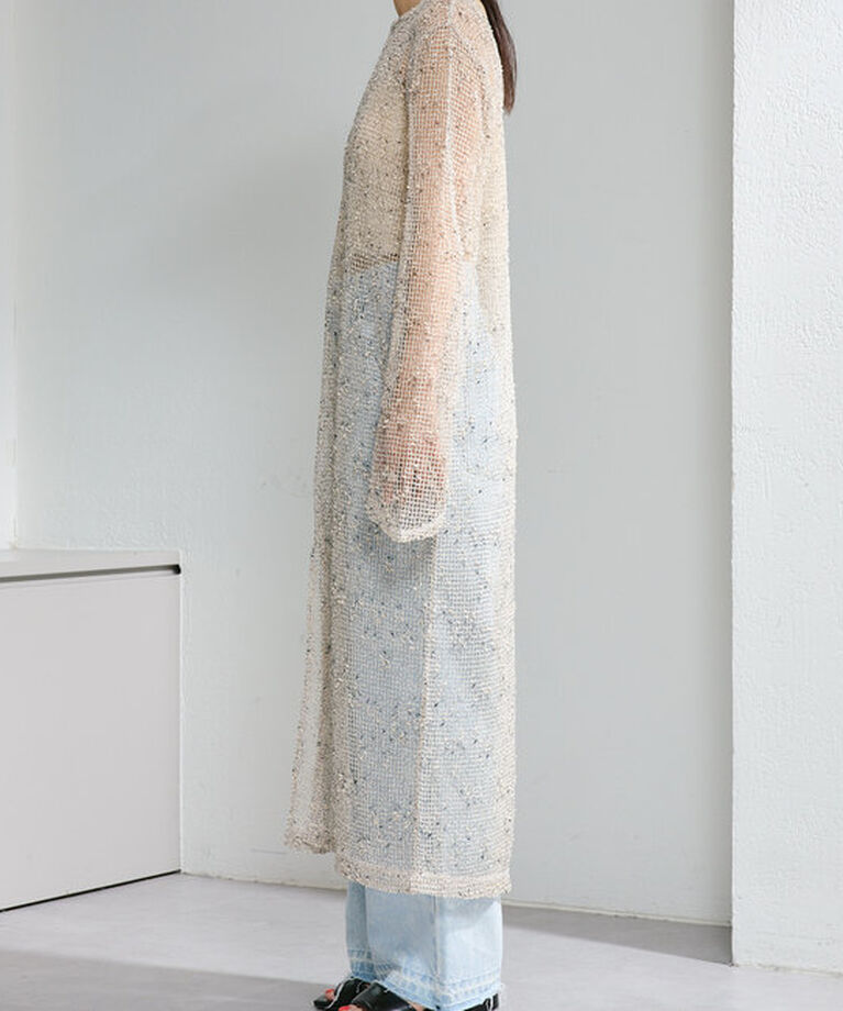  「【4色展開】メッシュシアーワンピース」|ワンピース|