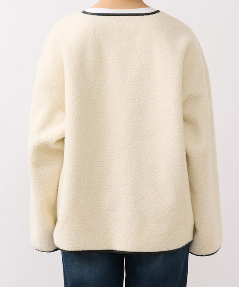  「リバーシブルパイピングボアコート」|その他|