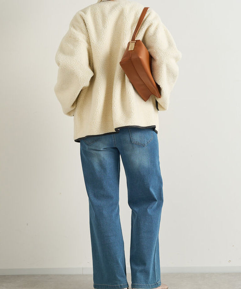  「リバーシブルパイピングボアコート」|その他|