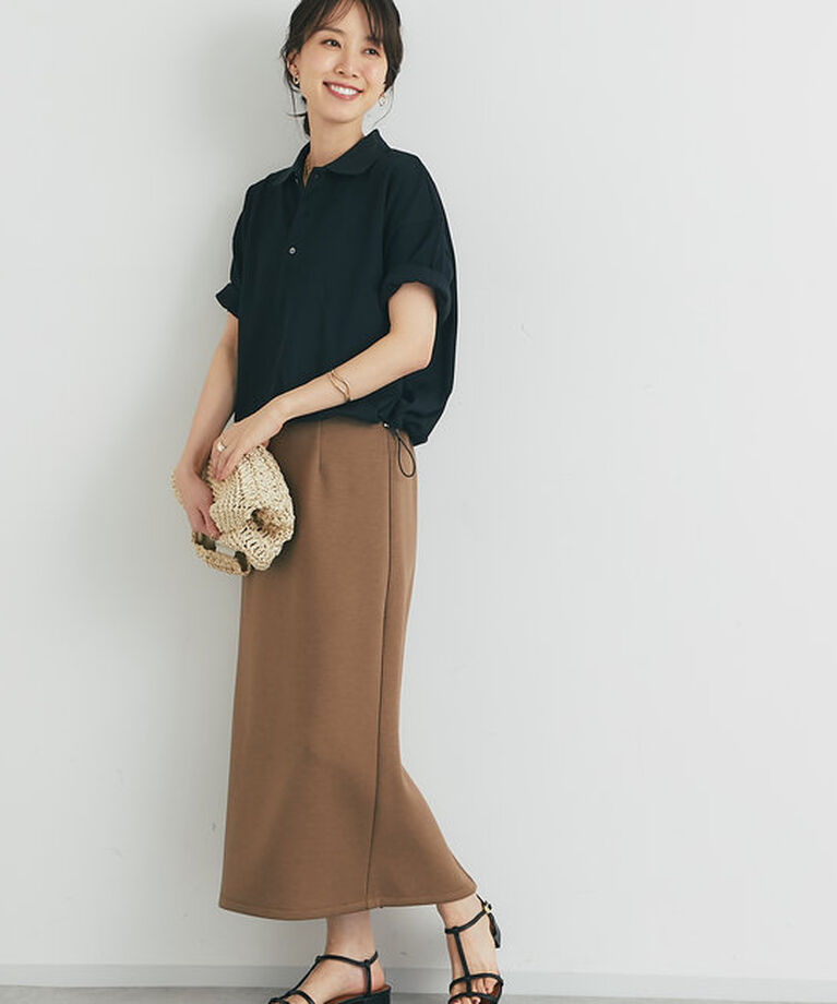  「バックスリットダンボールナロースカート」|スカート|