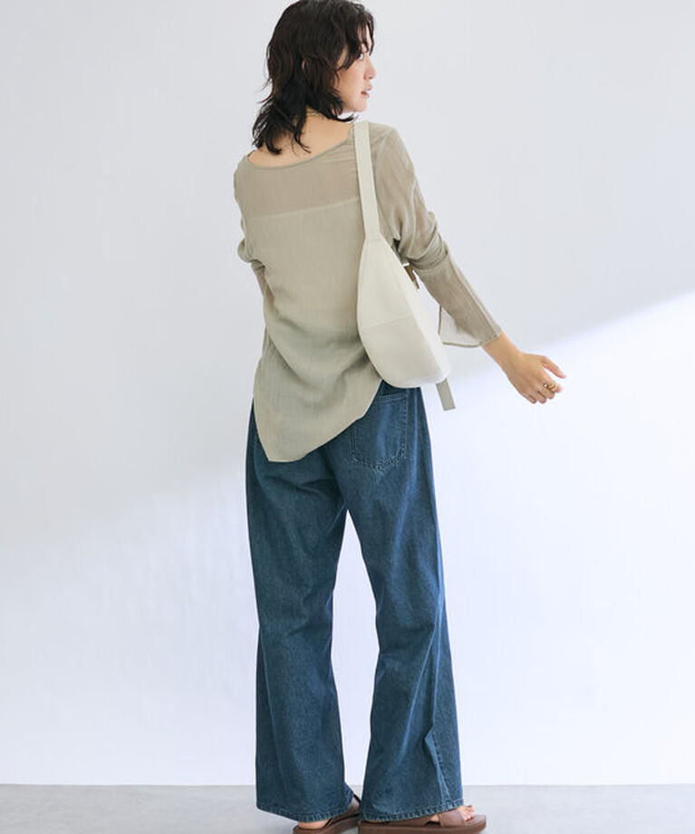  「【MONN.:.(モン)】Light DENIM PANTS」|デニム|