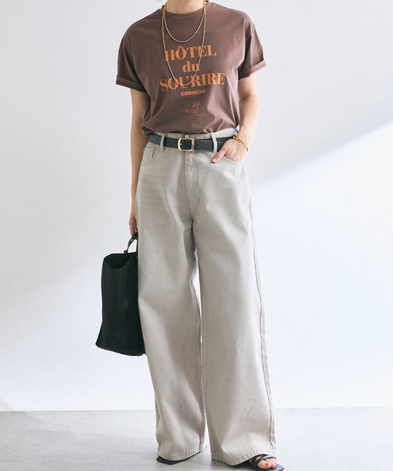  「【MONN.:.(モン)】LOOSE DENIM」|デニム|