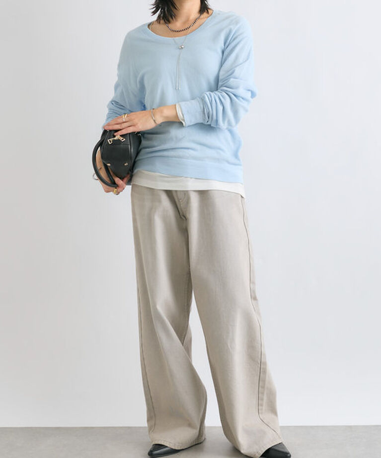  「【MONN.:.(モン)】LOOSE DENIM」|デニム|
