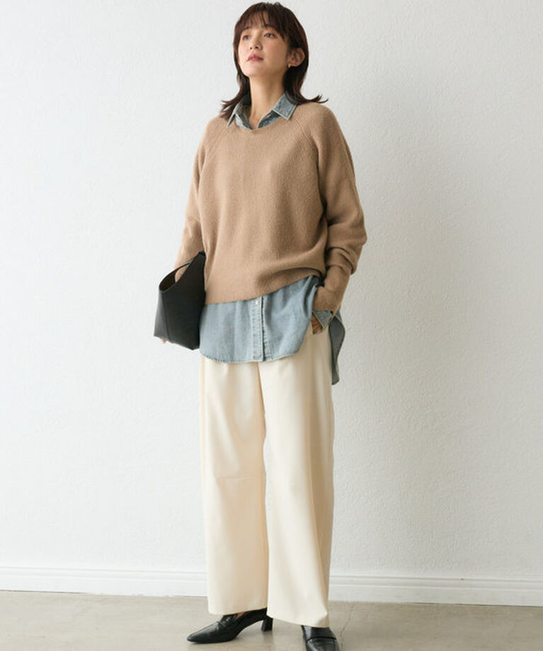  「【すっきりとした足元に】ヒールローファー」|ロングブーツ|