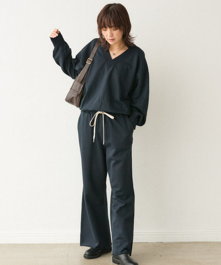  「【大人に着れる】Vネックスウェット」|Tシャツ・カットソー|