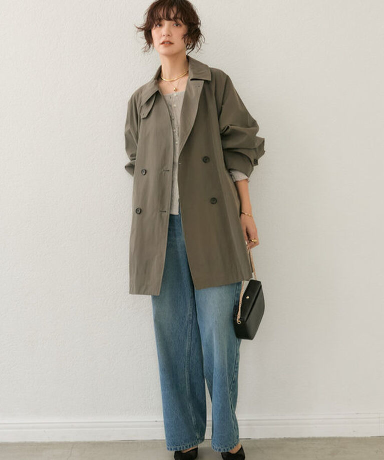  「【MONN.:.(モン)】SEMI LOOSE DENIM」|デニム|