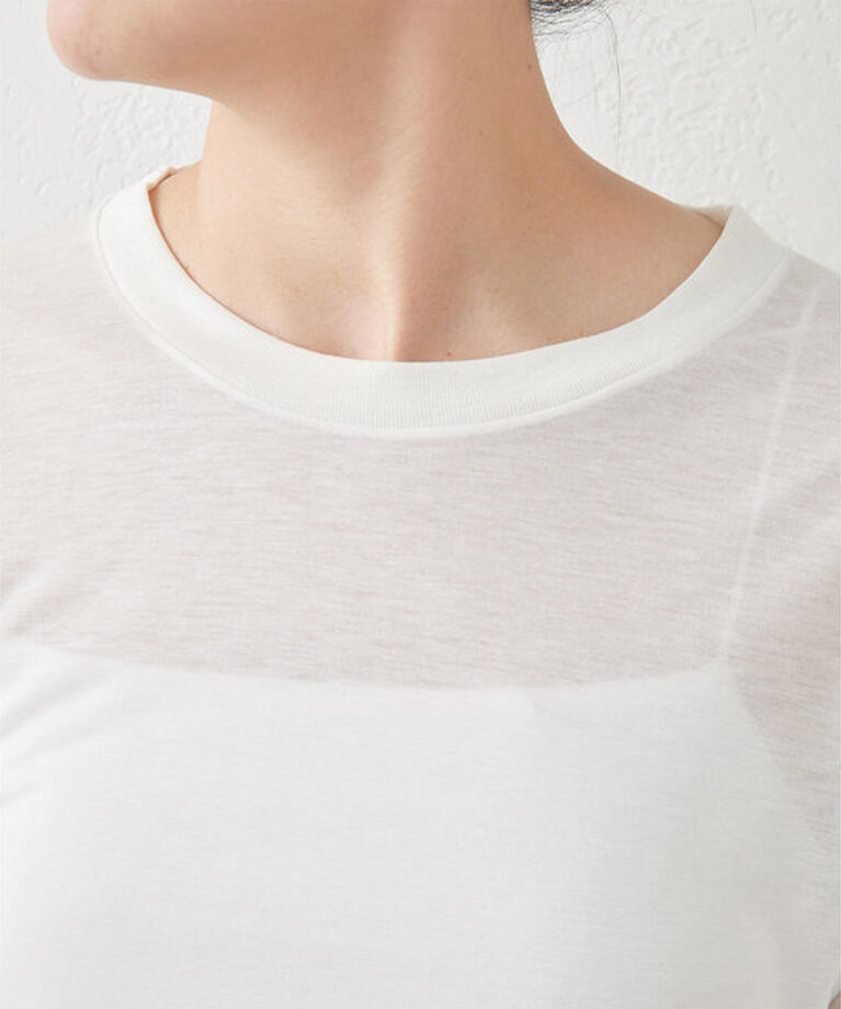  「【BASERANGE】シアーロングスリーブTee」|Tシャツ・カットソー|