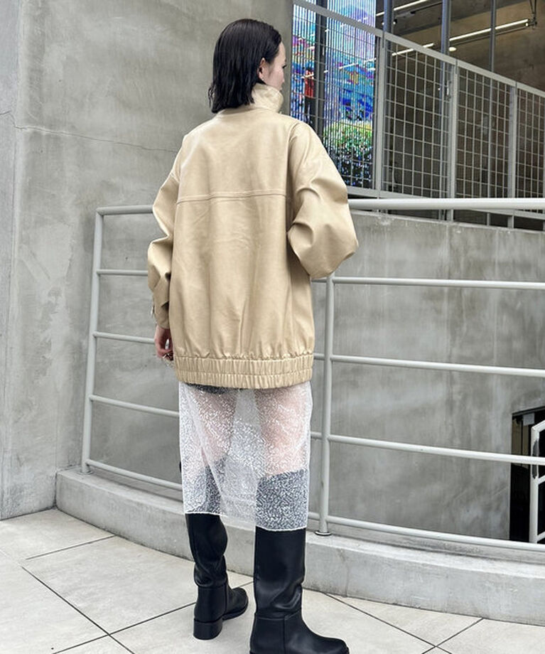  「フェイクレザーブルゾン」|その他|