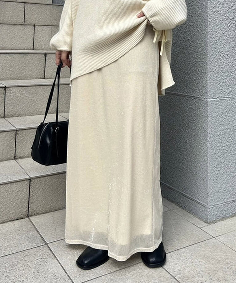  「シャイニーベロアスカート」|スカート|