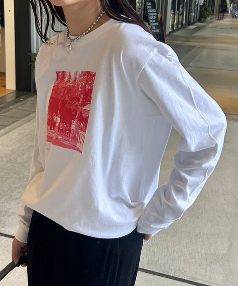  「PARISフォトロングTシャツ」|Tシャツ・カットソー|