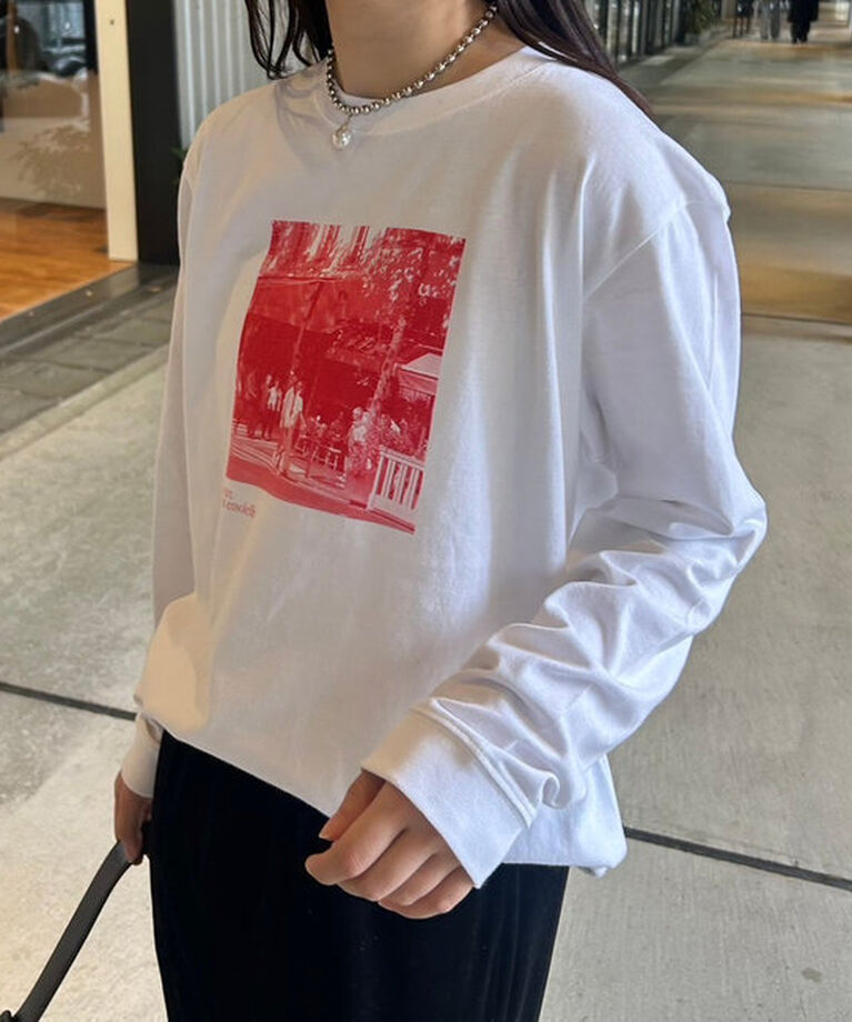  「PARISフォトロングTシャツ」|Tシャツ・カットソー|
