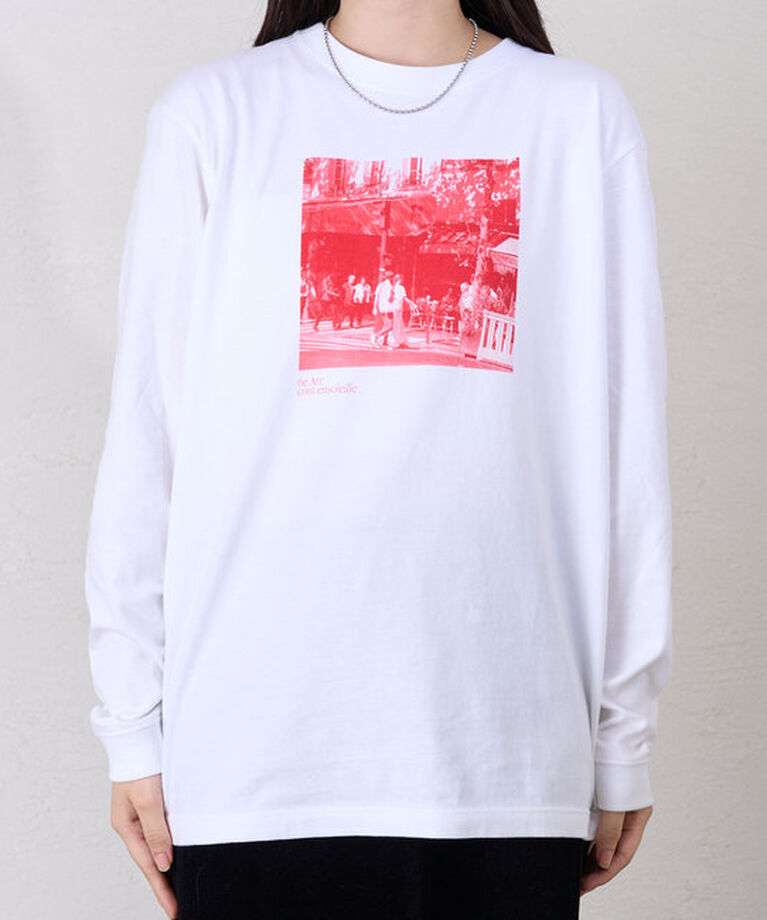  「PARISフォトロングTシャツ」|Tシャツ・カットソー|