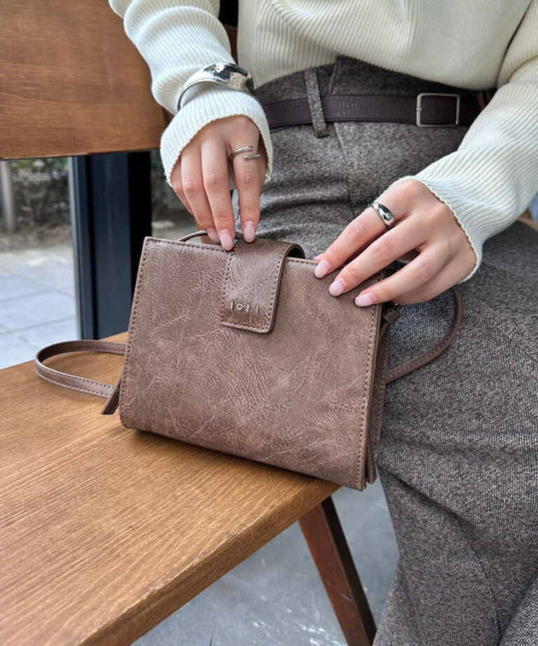  「loti コンビスクエアミニショルダー」|トートバッグ|