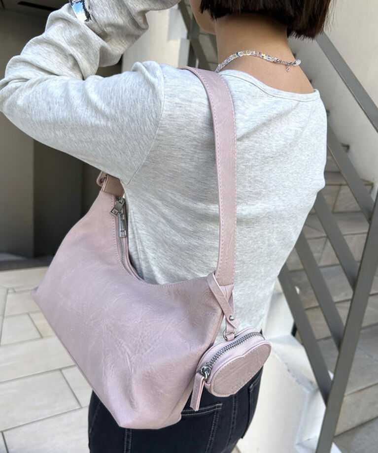  「loti ハートポーチ付きホーボーBAG」|トートバッグ|