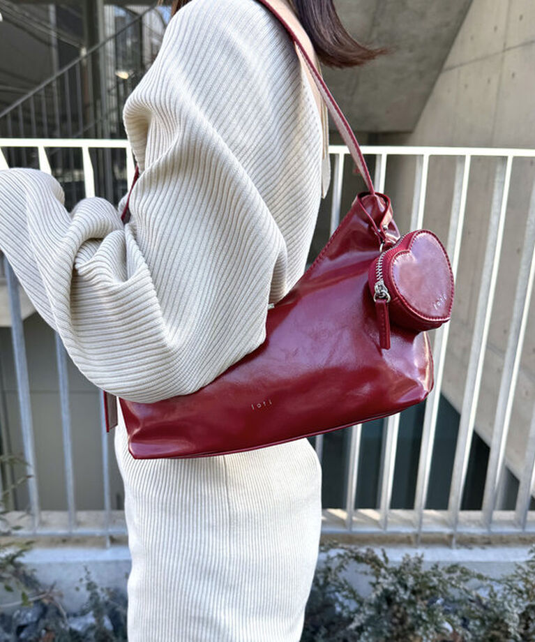  「loti ハートポーチ付きホーボーBAG」|トートバッグ|