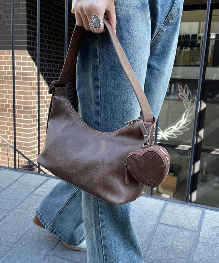  「loti ハートポーチ付きホーボーBAG」|トートバッグ|