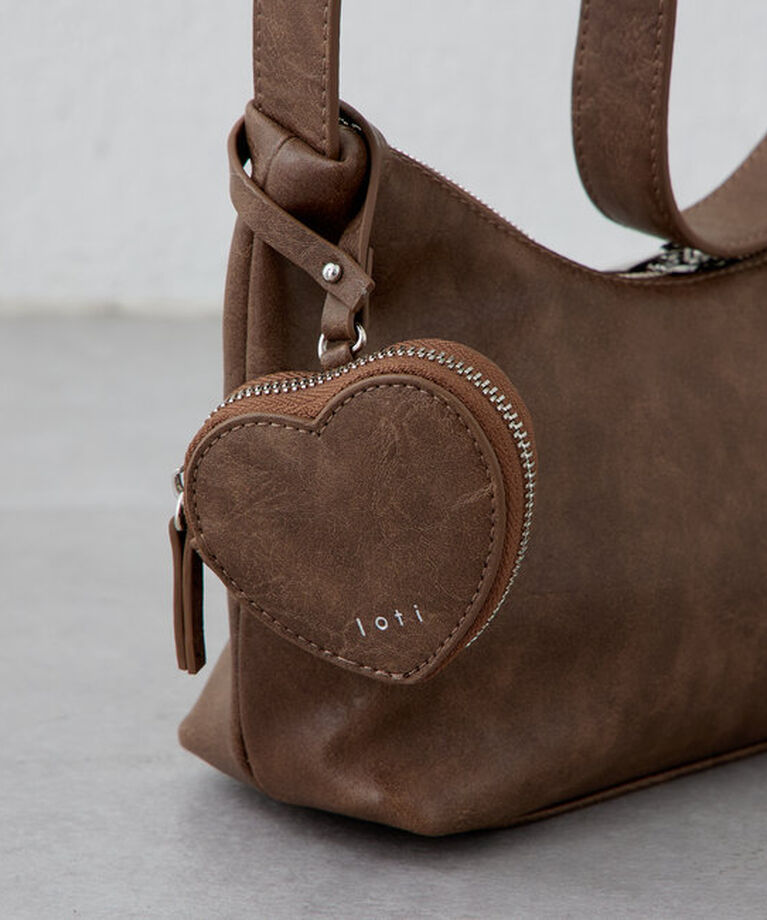  「loti ハートポーチ付きホーボーBAG」|トートバッグ|