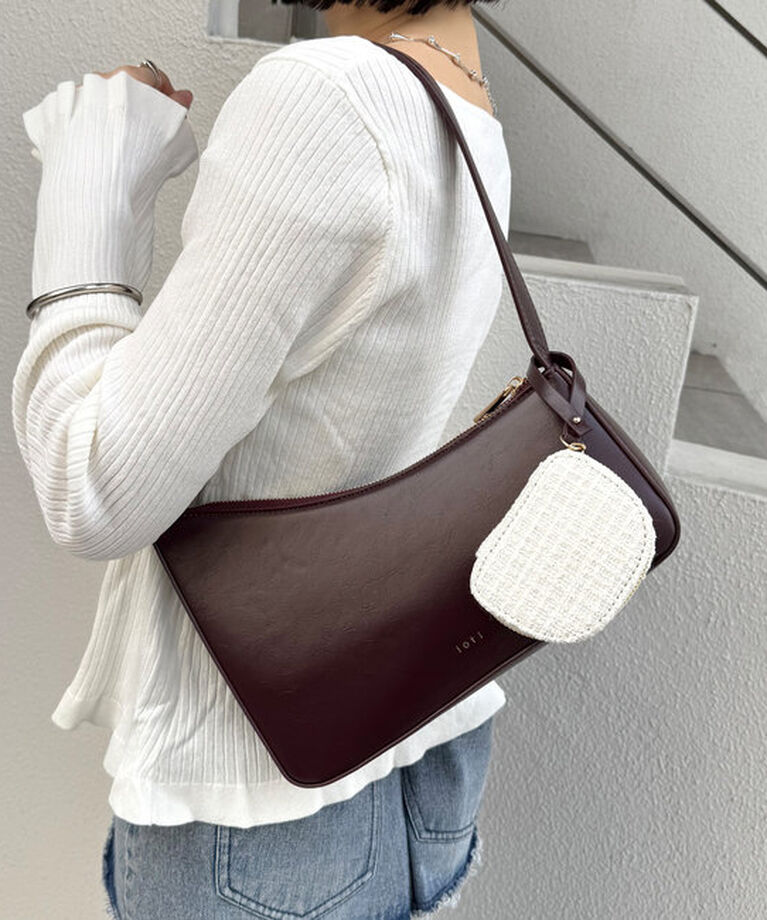  「loti ポーチ付きムーンBAG」|トートバッグ|