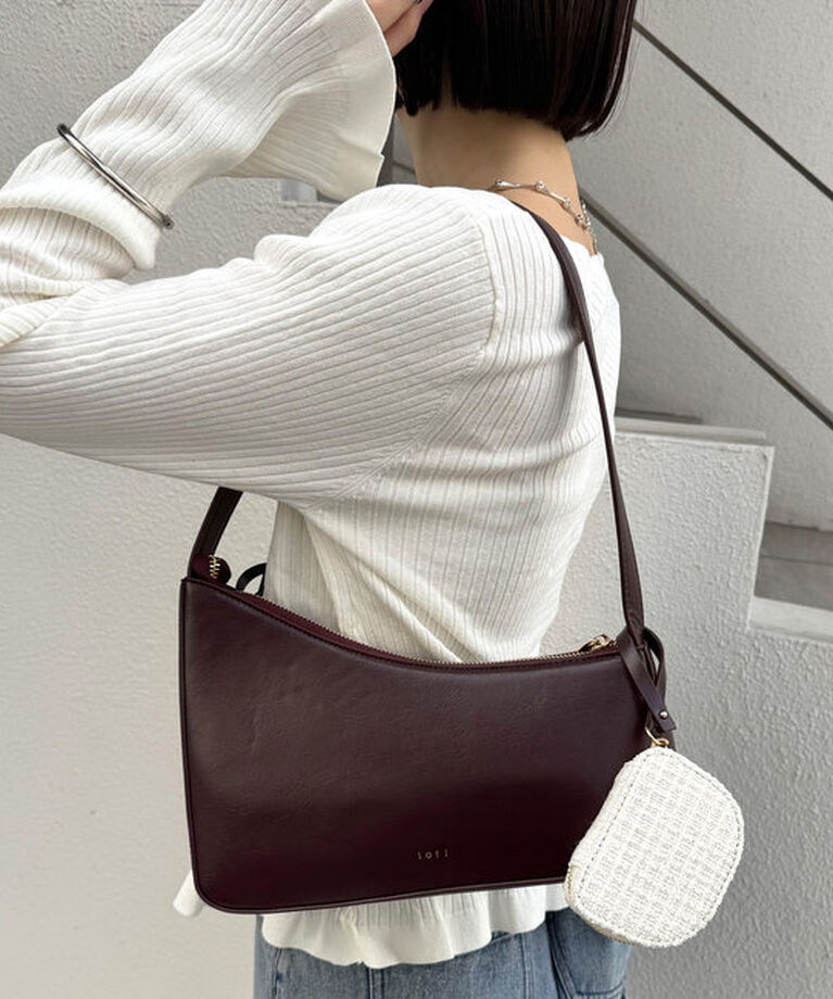  「loti ポーチ付きムーンBAG」|トートバッグ|