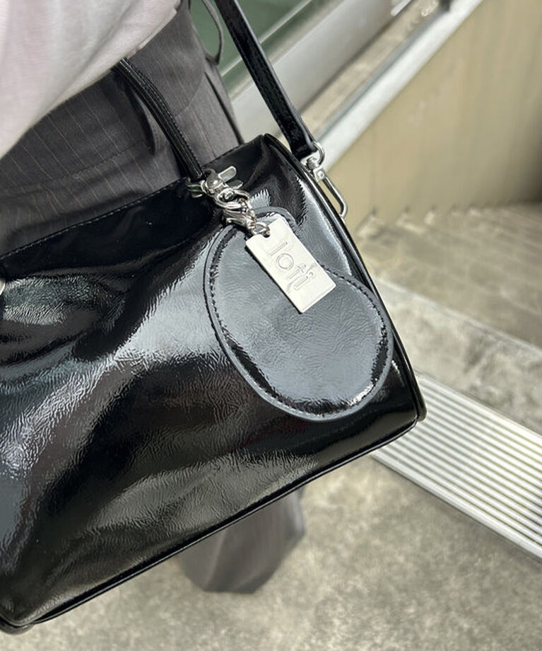  「loti エナメルボストンBAG」|トートバッグ|