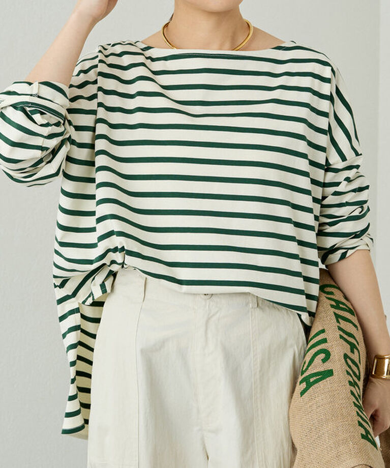  「ボーダーカットソー」|Tシャツ・カットソー|
