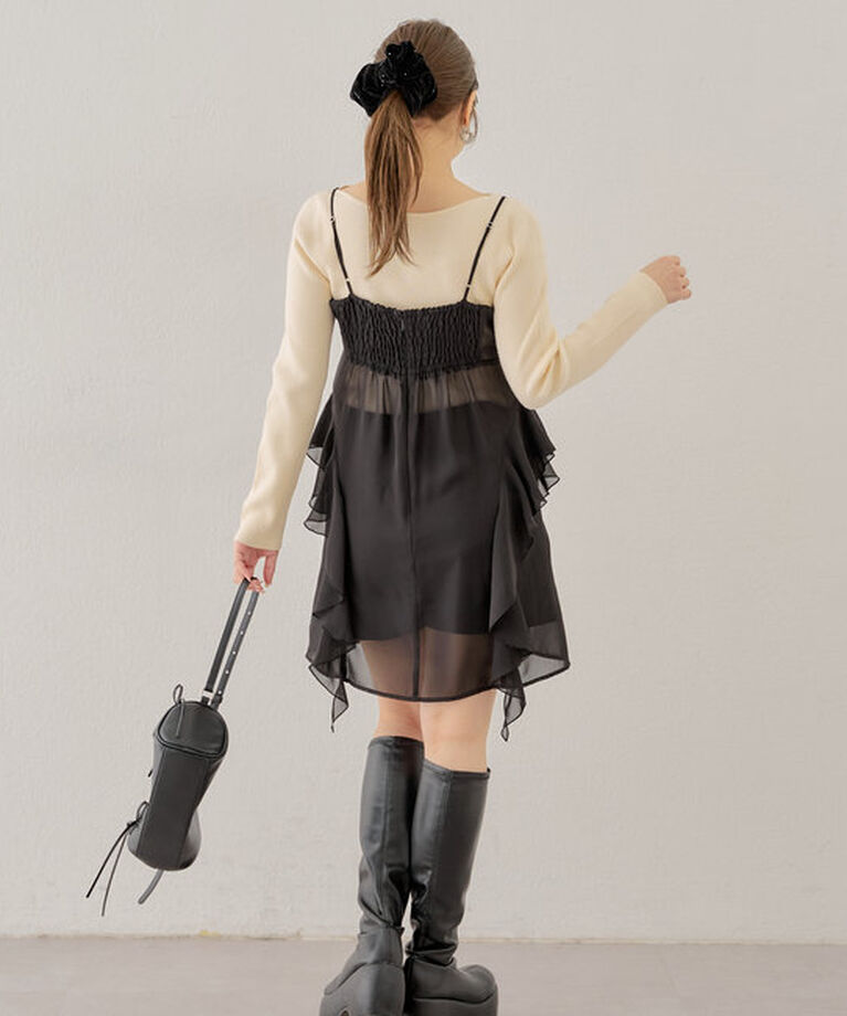 「フリルキャミワンピースボレロセット」|その他|