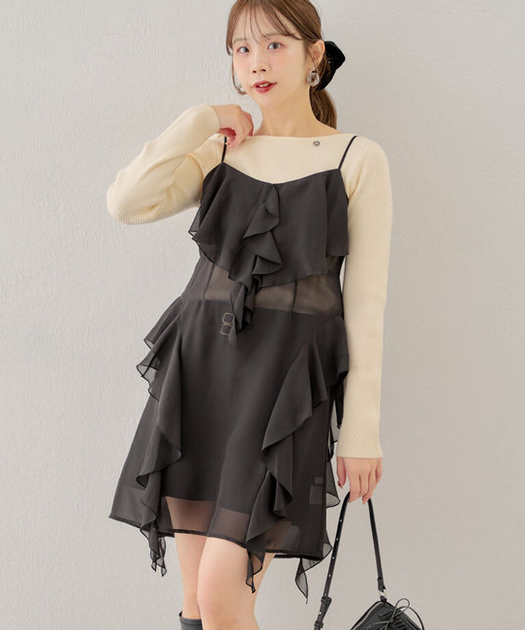  「フリルキャミワンピースボレロセット」|その他|