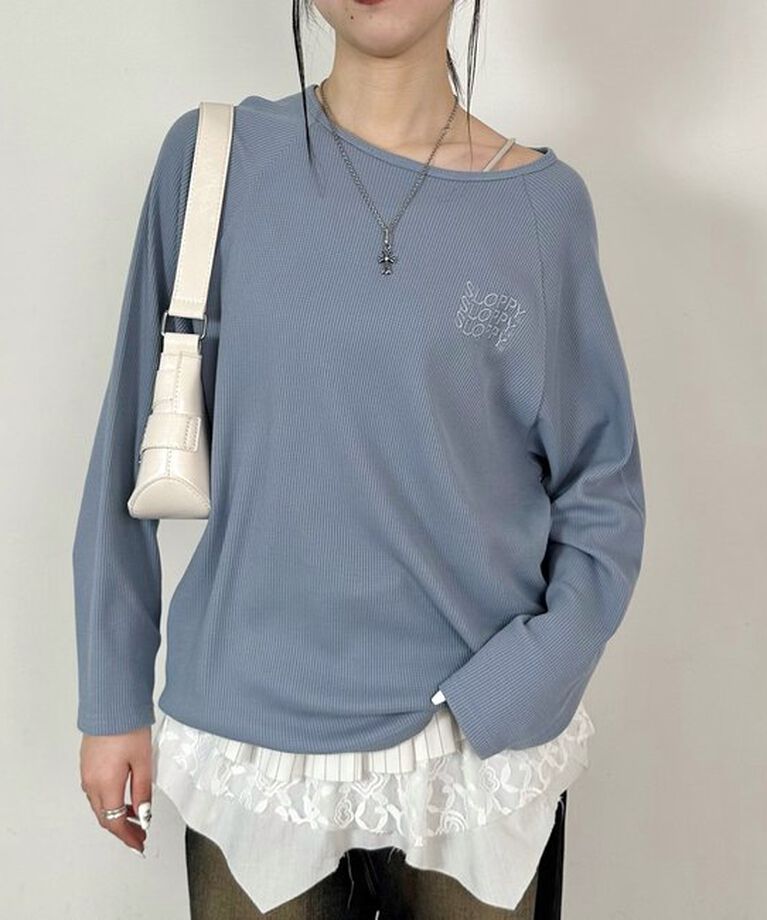  「【WEB限定】【SLOPPY/スロッピー】ワッフルトップス」|Tシャツ・カットソー|
