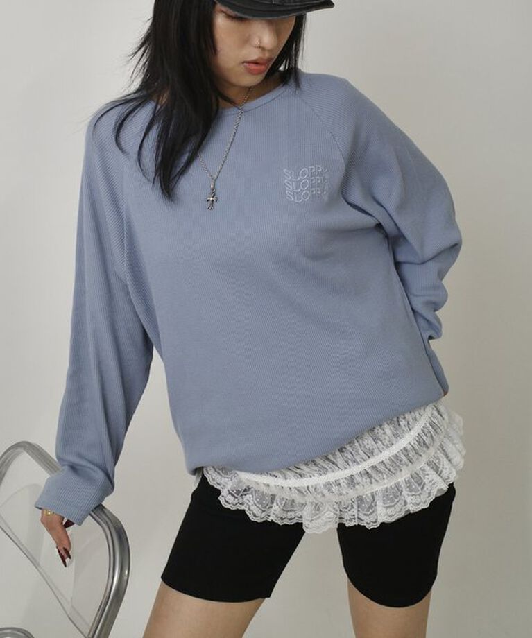  「【WEB限定】【SLOPPY/スロッピー】ワッフルトップス」|Tシャツ・カットソー|